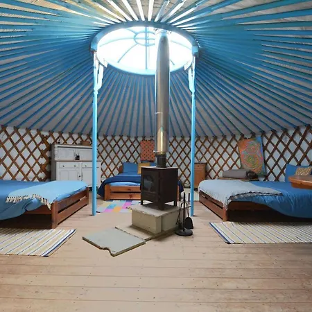 Glamping Yurts Near Newquay Campo de lujo *